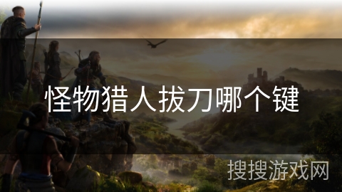 怪物猎人拔刀哪个键