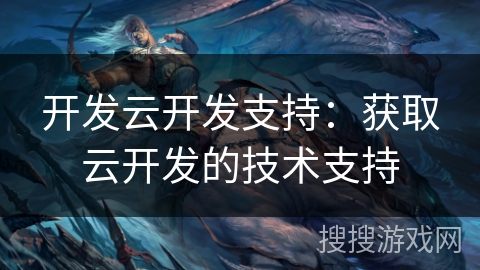 开发云开发支持：获取云开发的技术支持