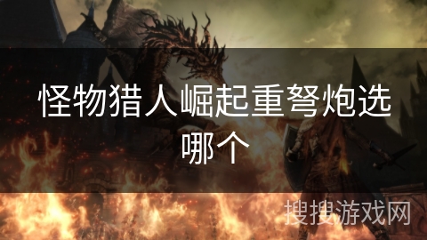 怪物猎人崛起重弩炮选哪个 怪物猎人崛起重弩炮选哪个