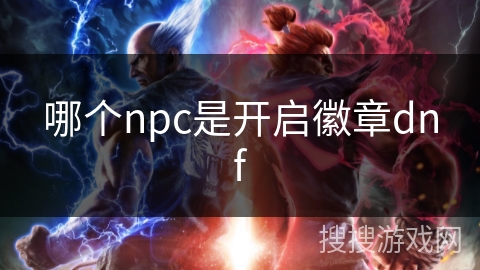 哪个npc是开启徽章dnf