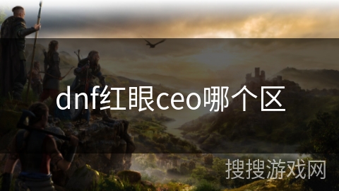 dnf红眼ceo哪个区
