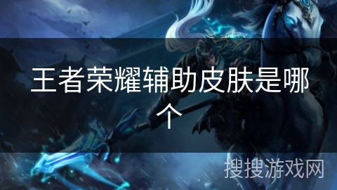 王者荣耀辅助皮肤是哪个