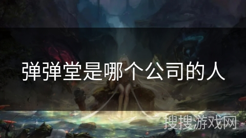 弹弹堂是哪个公司的人 弹弹堂是哪个公司的人