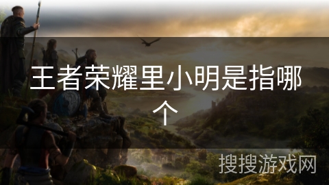 王者荣耀里小明是指哪个