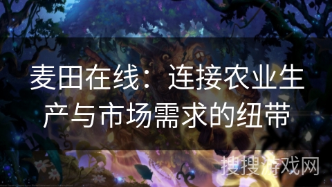 麦田在线：连接农业生产与市场需求的纽带