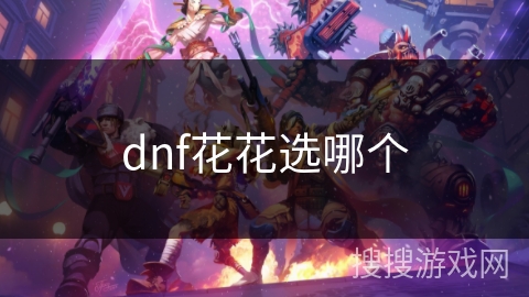 dnf花花选哪个