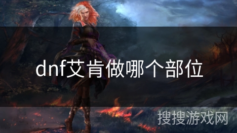 dnf艾肯做哪个部位