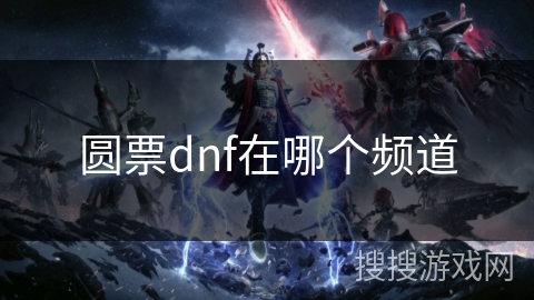 圆票dnf在哪个频道