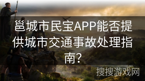 邕城市民宝APP能否提供城市交通事故处理指南？