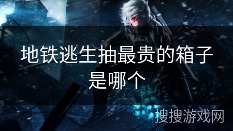 地铁逃生抽最贵的箱子是哪个