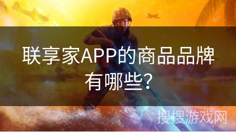 联享家APP的商品品牌有哪些？