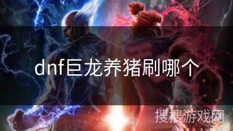 dnf巨龙养猪刷哪个