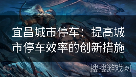 宜昌城市停车：提高城市停车效率的创新措施