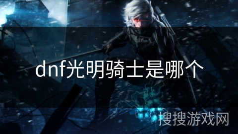 dnf光明骑士是哪个