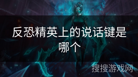 反恐精英上的说话键是哪个