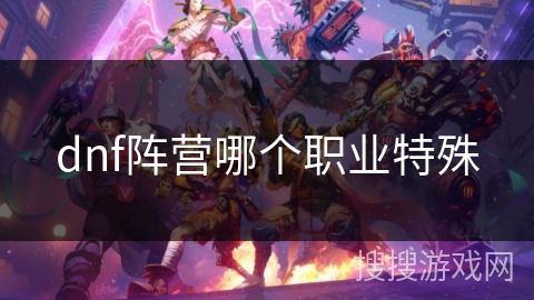 dnf阵营哪个职业特殊