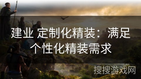 建业 定制化精装:满足个性化精装需求 建业 定制化精装:满足个性化精装需求