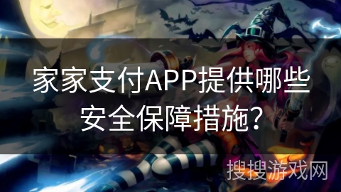 家家支付APP提供哪些安全保障措施？