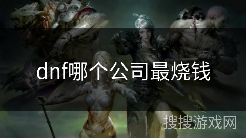 dnf哪个公司最烧钱