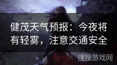 健茂天气预报：今夜将有轻雾，注意交通安全