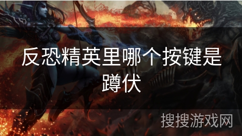 反恐精英里哪个按键是蹲伏 反恐精英里哪个按键是蹲伏