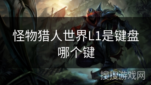 怪物猎人世界L1是键盘哪个键