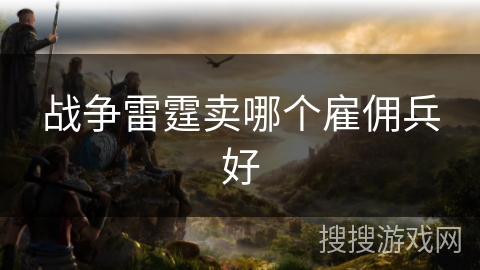 战争雷霆卖哪个雇佣兵好