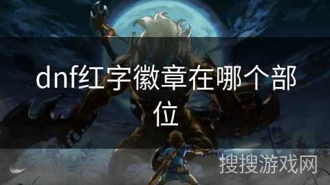 dnf红字徽章在哪个部位