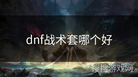dnf战术套哪个好