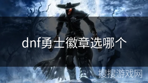 dnf勇士徽章选哪个