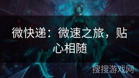 微快递：微速之旅，贴心相随