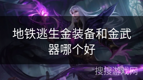 地铁逃生金装备和金武器哪个好