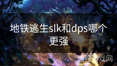 地铁逃生slk和dps哪个更强
