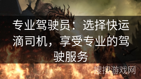 专业驾驶员:选择快运滴司机,享受专业的驾驶服务 专业驾驶员:选择快运滴司机,享受专业的驾驶服务