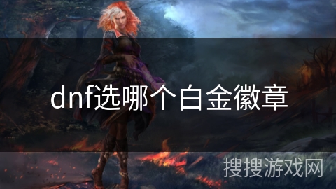 dnf选哪个白金徽章 dnf选哪个白金徽章
