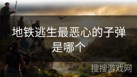 地铁逃生最恶心的子弹是哪个