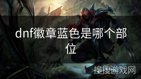 dnf徽章蓝色是哪个部位