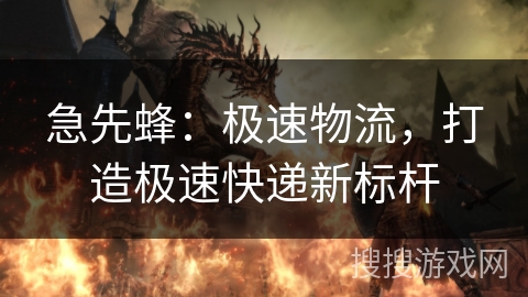 急先蜂：极速物流，打造极速快递新标杆