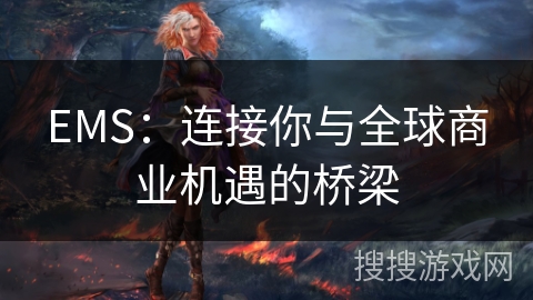 EMS：连接你与全球商业机遇的桥梁