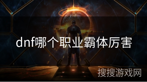 dnf哪个职业霸体厉害