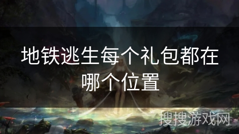 地铁逃生每个礼包都在哪个位置