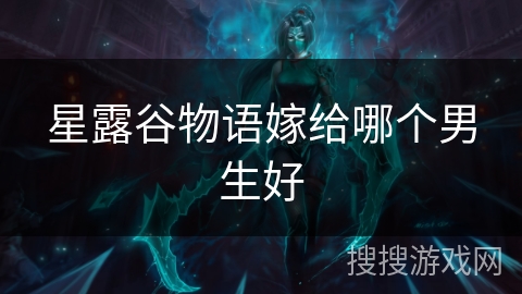 星露谷物语嫁给哪个男生好