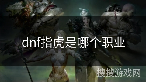 dnf指虎是哪个职业