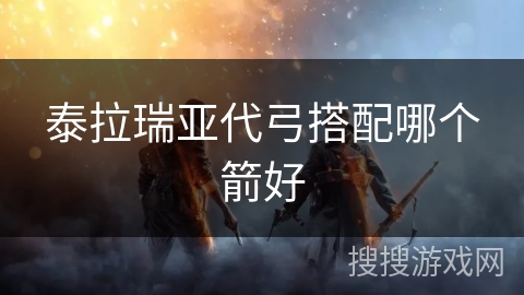 泰拉瑞亚代弓搭配哪个箭好