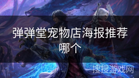 弹弹堂宠物店海报推荐哪个