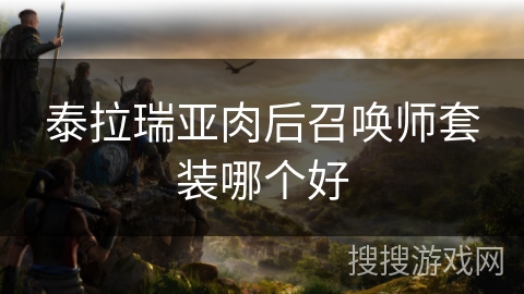 泰拉瑞亚肉后召唤师套装哪个好