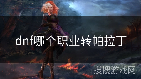 dnf哪个职业转帕拉丁
