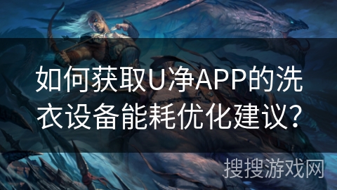 如何获取U净APP的洗衣设备能耗优化建议？