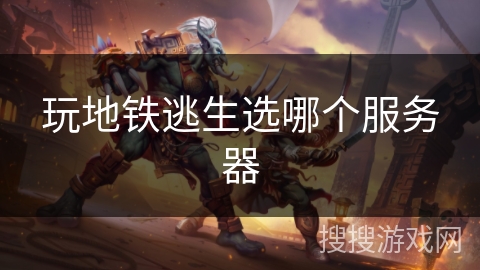 玩地铁逃生选哪个服务器 玩地铁逃生选哪个服务器