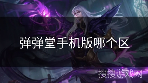 弹弹堂手机版哪个区